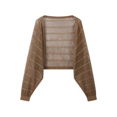 Women's Hollow-out Vest Knit Cardigan