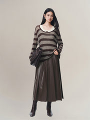 Women's Lyocell Knit Cover-Up Two-Piece Set