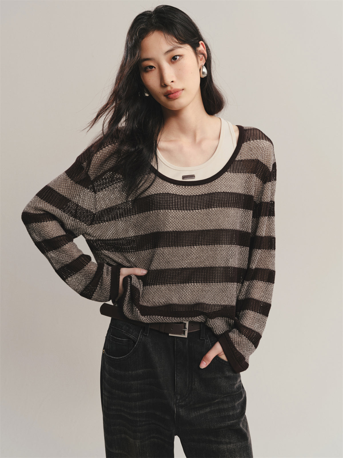 Women's Lyocell Knit Cover-Up Two-Piece Set