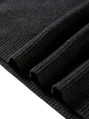 Women's Wool-Blend Wide-Lapel Knit Pullover