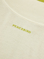Women's Contrast Mock-Neck Knit Top