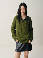 Women's Oversized Textured Knit Sweater