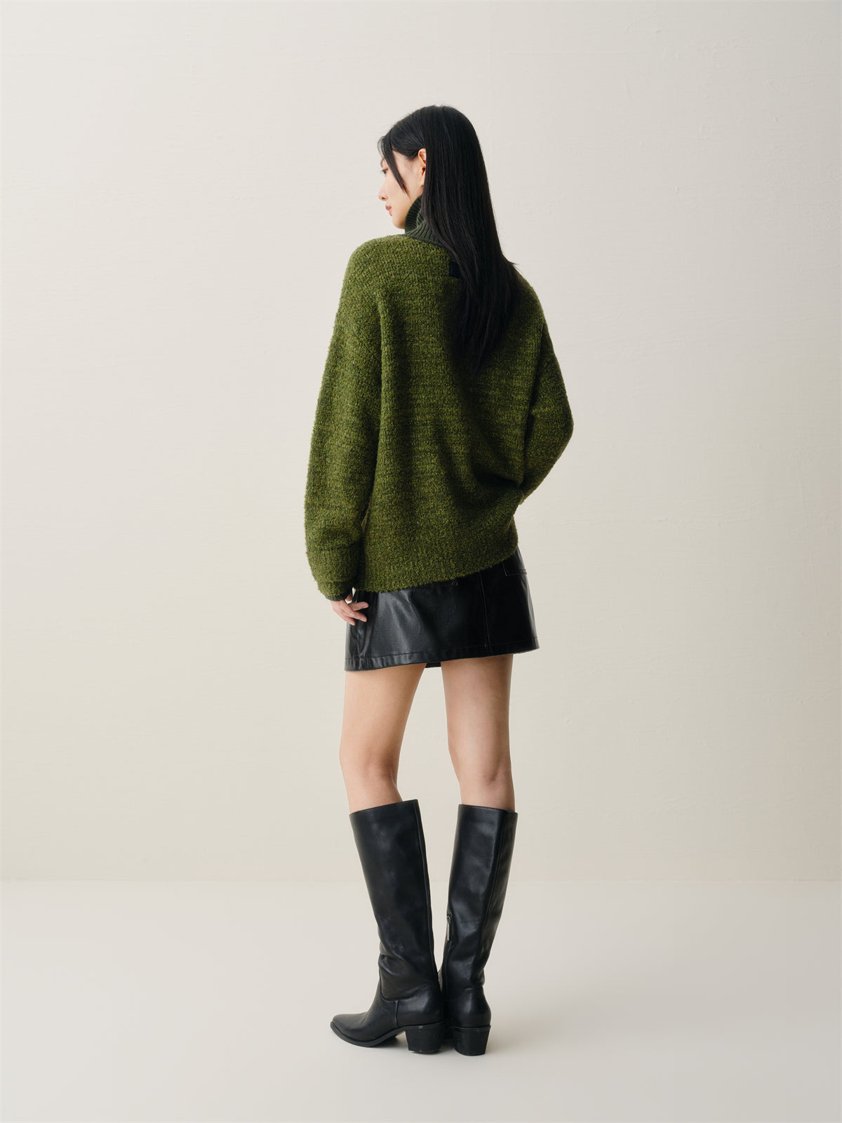 Women's Oversized Textured Knit Sweater