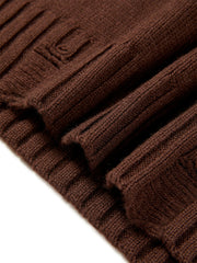 Women's Oversized Jacquard Graphic Sweater