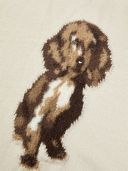 Women's Oversized Jacquard Graphic Sweater