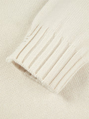 Women's Oversized Jacquard Graphic Sweater