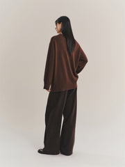 Women's Oversized Jacquard Graphic Sweater