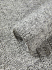 Women's Wool-Blend Color-Contrast Detachable Knit Set