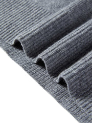 Women's Asymmetric Bare-Shoulder Wool Sweater