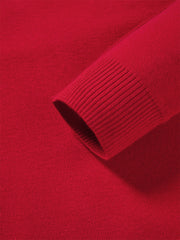 Women's Wool-Blend Contrast Layered-Look Sweater