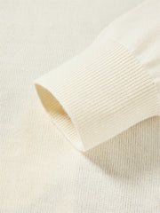 Women's Oversized Embroidered Jacquard Sweater