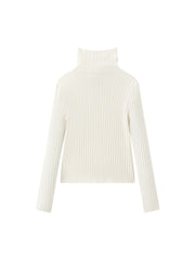Women's Commuter 100% Wool Half-Placket Knit Pullover