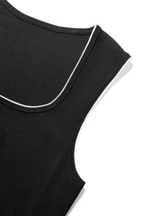 Women's Embroidered Soft Knit Tank Top