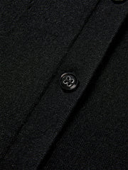 Women's Wool Blend Collared Knit Vest