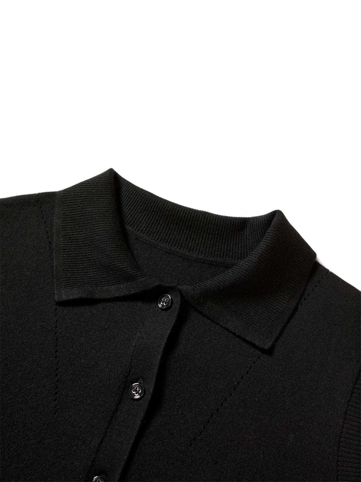 Women's Wool Blend Collared Knit Vest