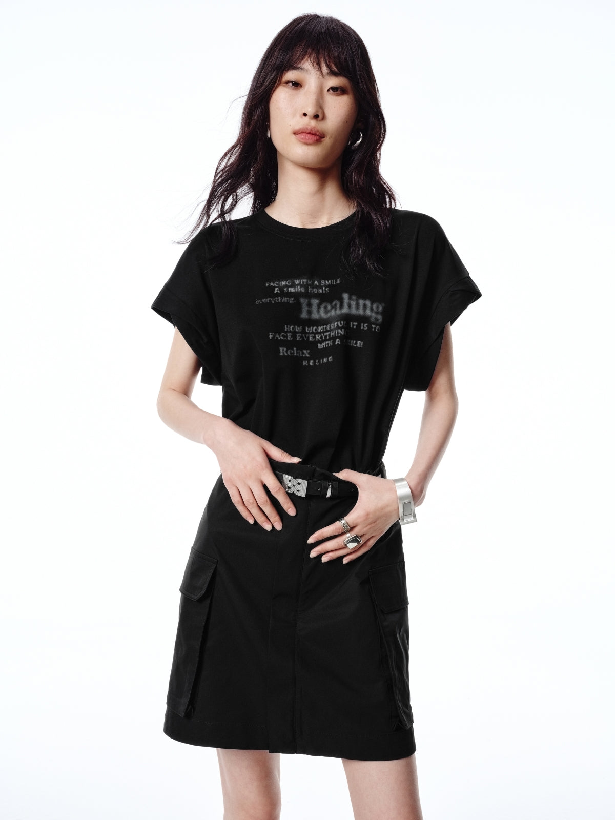 Women's Utility-Inspired Mini Dress