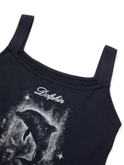 Women's Sleeveless Printed Dress