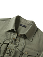 Women's Belted Utility Dress
