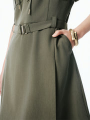 Women's Belted Utility Dress