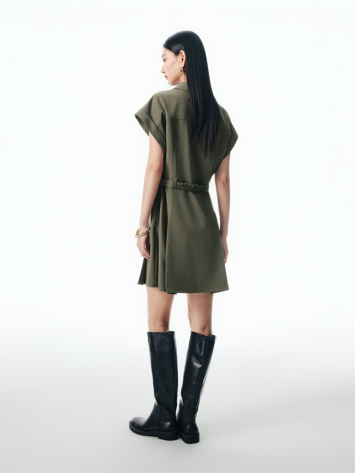 Women's Belted Utility Dress