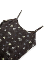 Women's Chiffon Floral Cami Dress