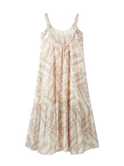 Women's Backless Spaghetti Strap Holiday Maxi Dress