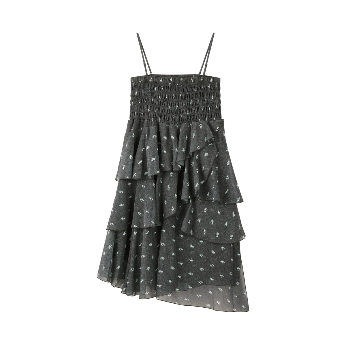 Women's Elegant Camisole Ruffle Tiered Dress
