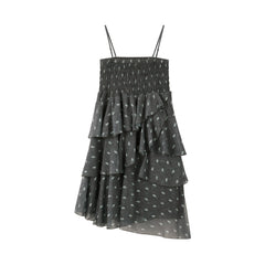 Women's Elegant Camisole Ruffle Tiered Dress