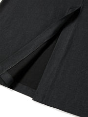 Women's High-Waisted Straight-Cut Midi Skirt