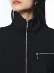 Women's Cropped Cotton Casual Jacket