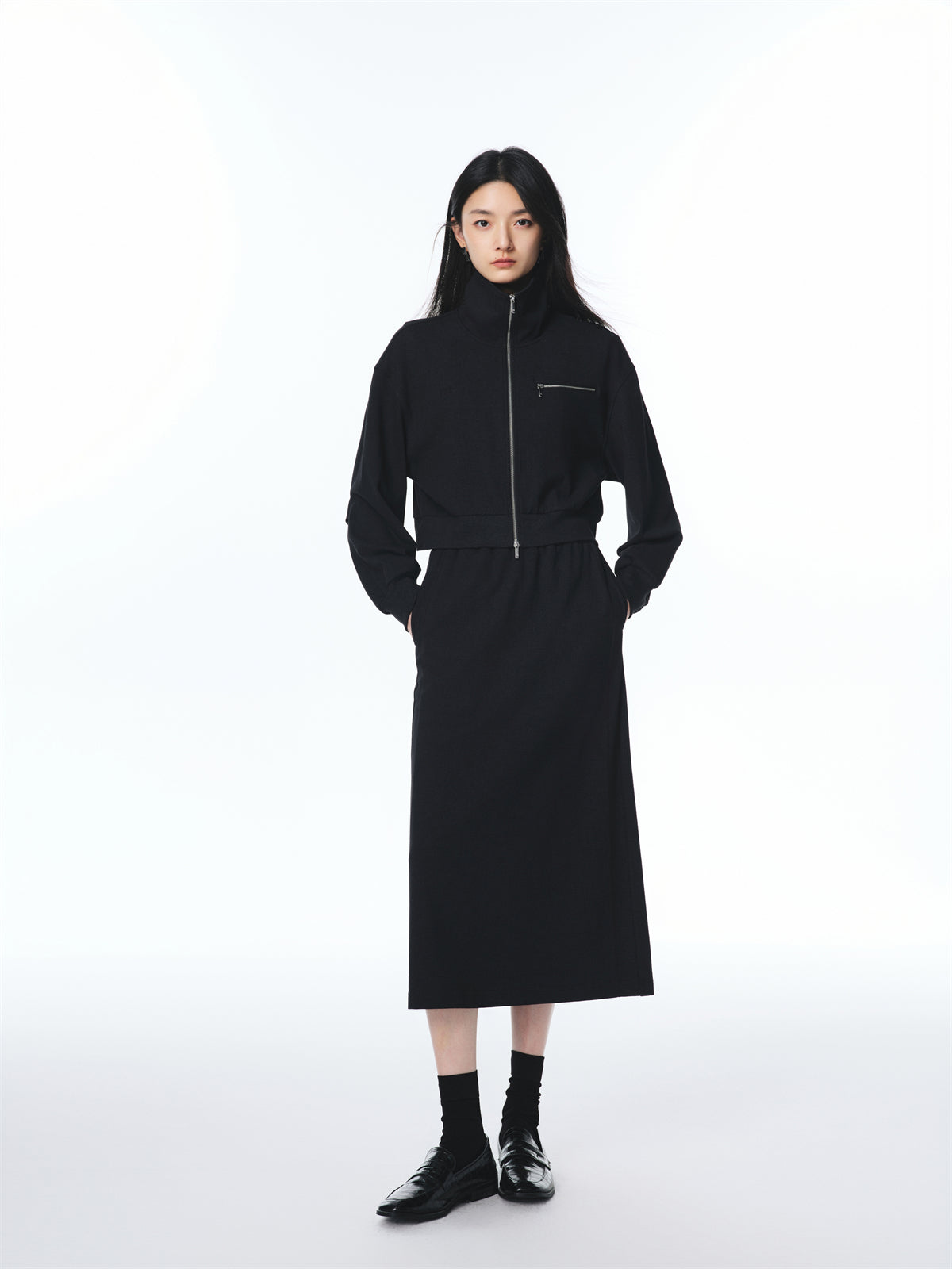 Women's Cropped Cotton Casual Jacket