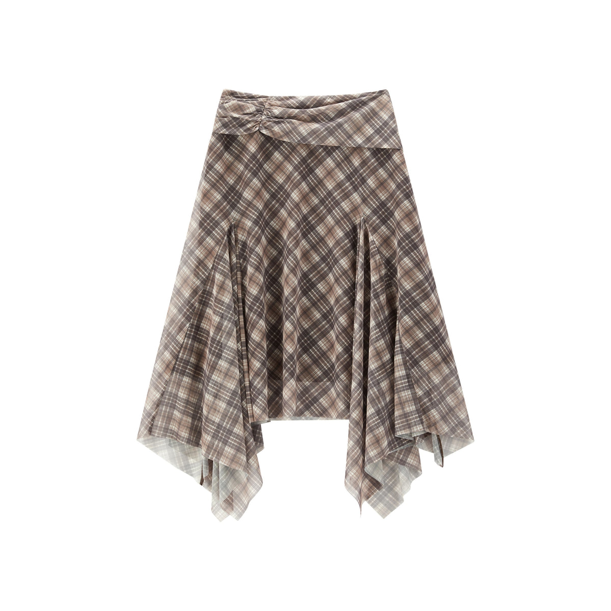 Women's Boho Girl Plaid Skirt