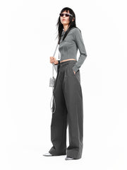 Women's Straight High Waist Pants