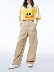 Women's Pleated Utility Banana Pants