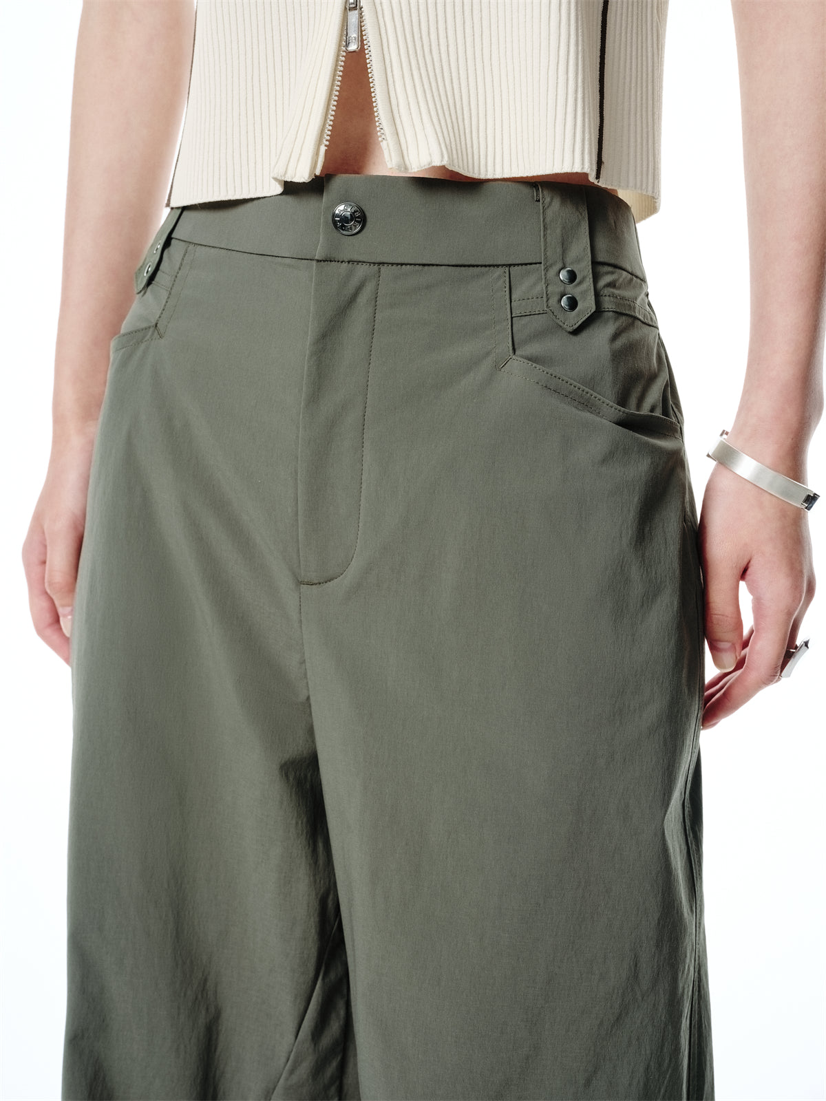 Women's UV-Protective Straight-Leg Parachute Pants
