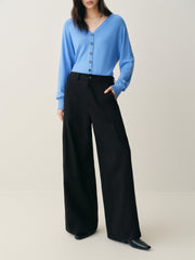 Women's High-Waist Wide-Leg Utility Pants