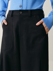 Women's High-Waist Wide-Leg Utility Pants