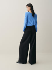 Women's High-Waist Wide-Leg Utility Pants