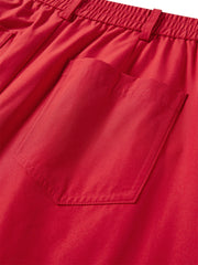 Women's Pleated Oversized Parachute Pants