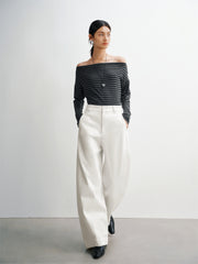 Women's Basic Oversized Banana Pants