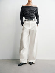 Women's Basic Oversized Banana Pants