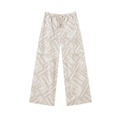 Women's Casual Printed Wide-Leg Pants