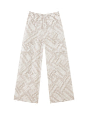 Women's Casual Printed Wide-Leg Pants