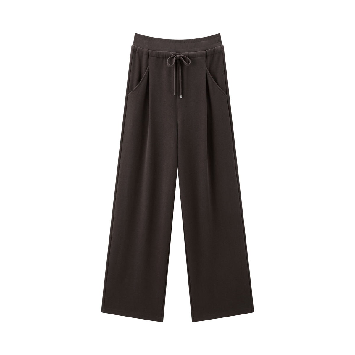 Women's Casual Elastic-Waist Relaxed Knit Sweatpants