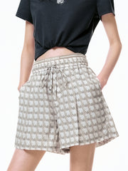 Women's Printed Cooling UV-Protective Shorts