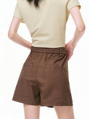 Women's Cotton Utility Mini Skort