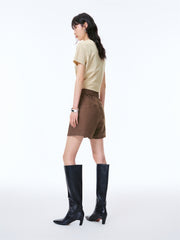 Women's Cotton Utility Mini Skort