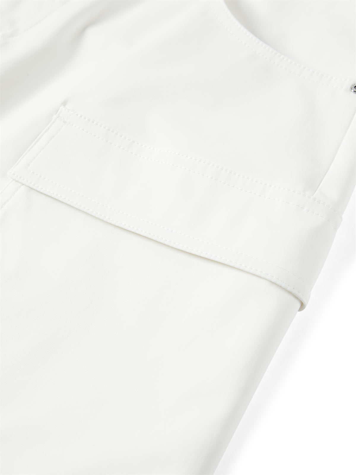 Women's White High-Waisted A-Line Mini Skirt