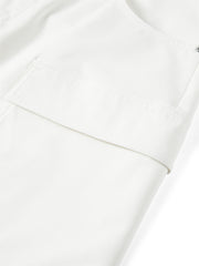 Women's White High-Waisted A-Line Mini Skirt