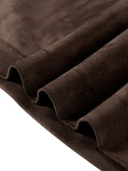 Women's Faux Suede A-Line Mini Skirt